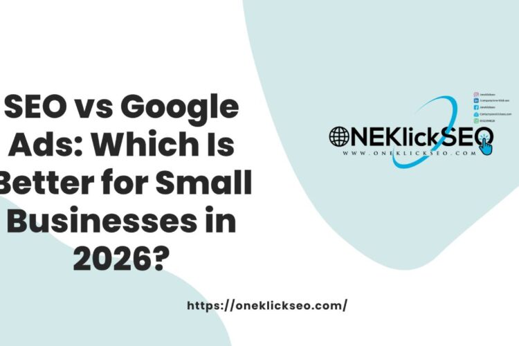 One Klick SEO - SEO Vs PPC in 2026